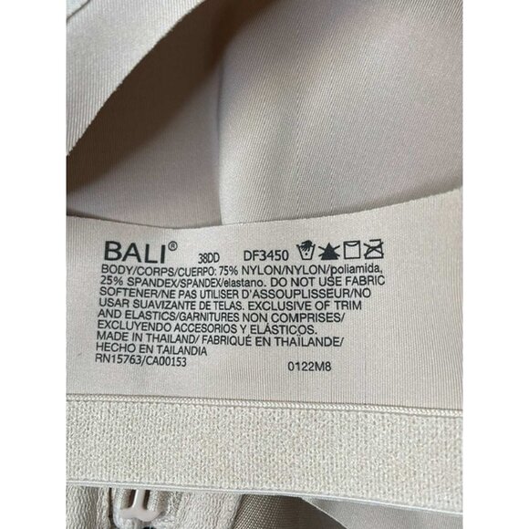 BALI One Smooth U Posture Boost w/EverSmooth Back Underwire Bra 38DD - Picture 3 of 8